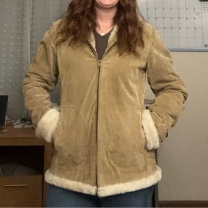 Penny Lane Style Leather Coat